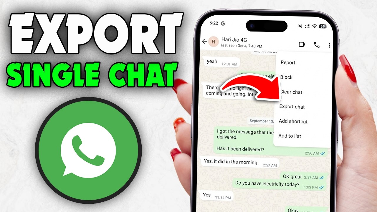 Как экспортировать отдельный чат в WhatsApp (полное руководство)