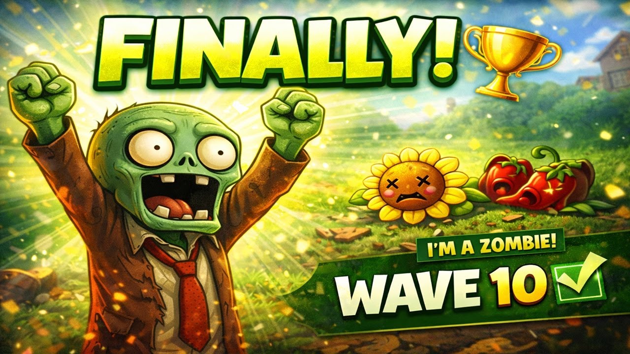 I FINALLY BEAT WAVE 10! | Plants vs Zombies – I’m a Zombie! #PvZ #Gaming