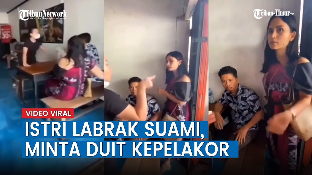 Viral Video Istri Labrak Suami, Minta Duit Kepelakor Sebut Tak Pernah Diberi Uang