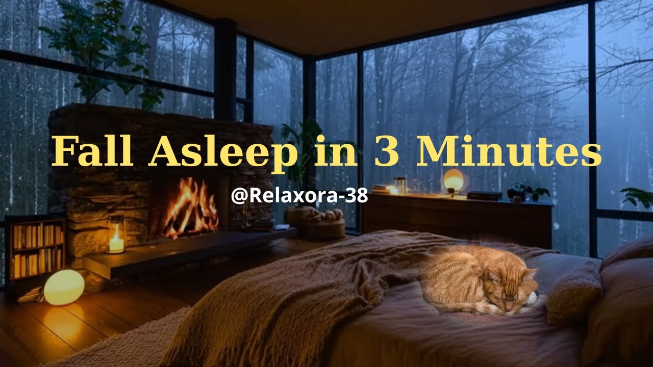 Fall Asleep in 3 Minutes Best Rain in the Forest at Night 🌲 Sleep Deeply with Rain Sounds