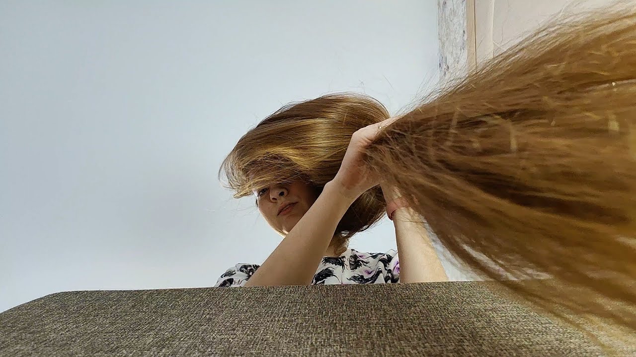 Hair vs Camera 🔥 Long hair touching the floor (preview)