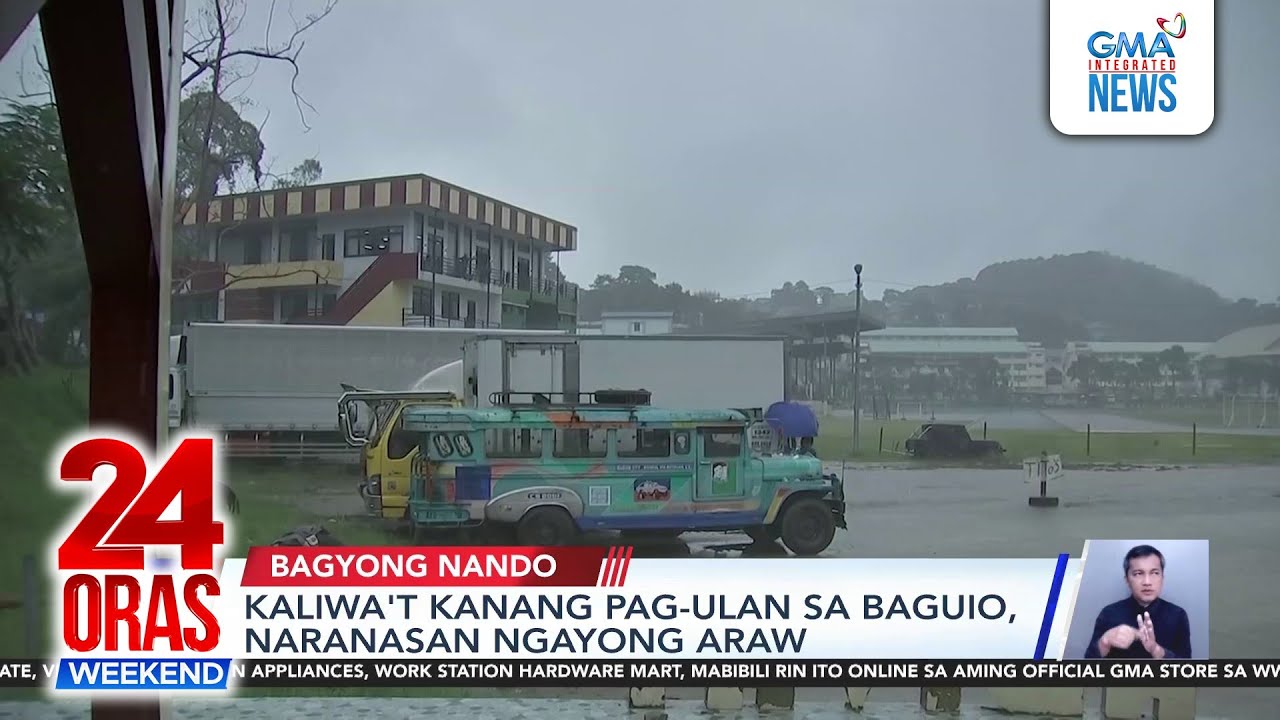 With Baguio on alert for Typhoon Nando, tourists maximize time | 24 Oras Weekend