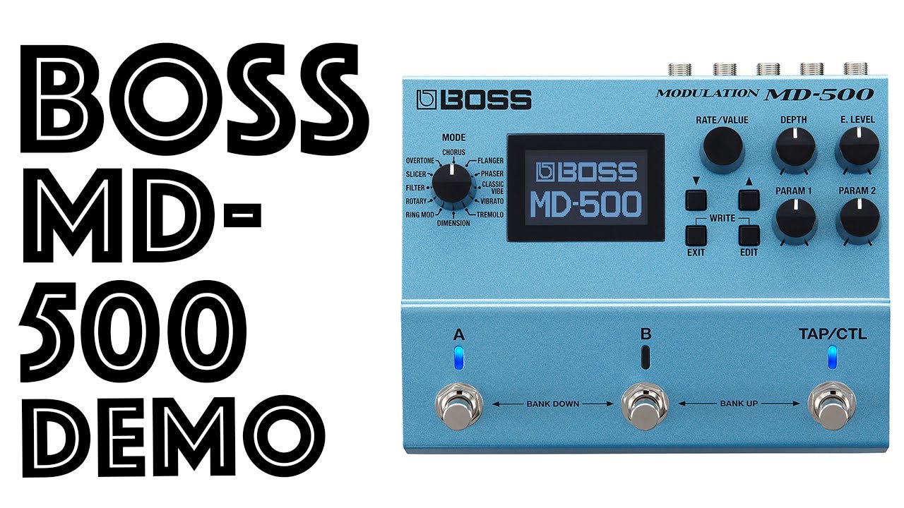 Boss MD 500 Unbox & Demo