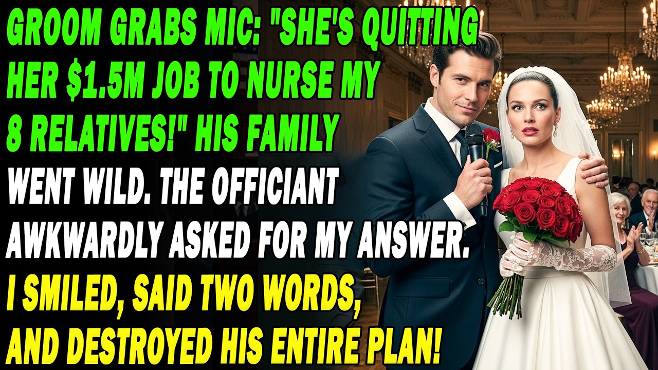 At Our Wedding,My Groom The Mic: 