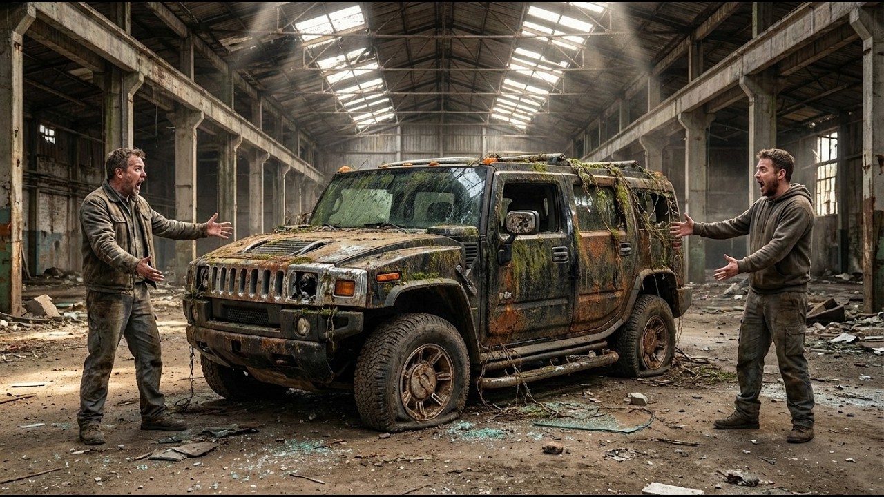 Hummer H2 Restoration — Rusty Wreck to Perfect Red | Satisfying ASMR