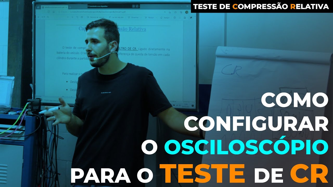 Como configurar o OSCILOSC&Oacute;PIO para o teste de COMPRESS&Atilde;O RELATIVA | Keven Madalozzo