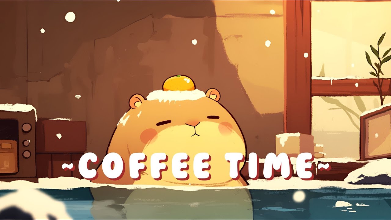 [1 Hour] Capybara Beats Radio - Calm Music for Focus & Study ~ Tranquil Mood ~ 🌸 ☕