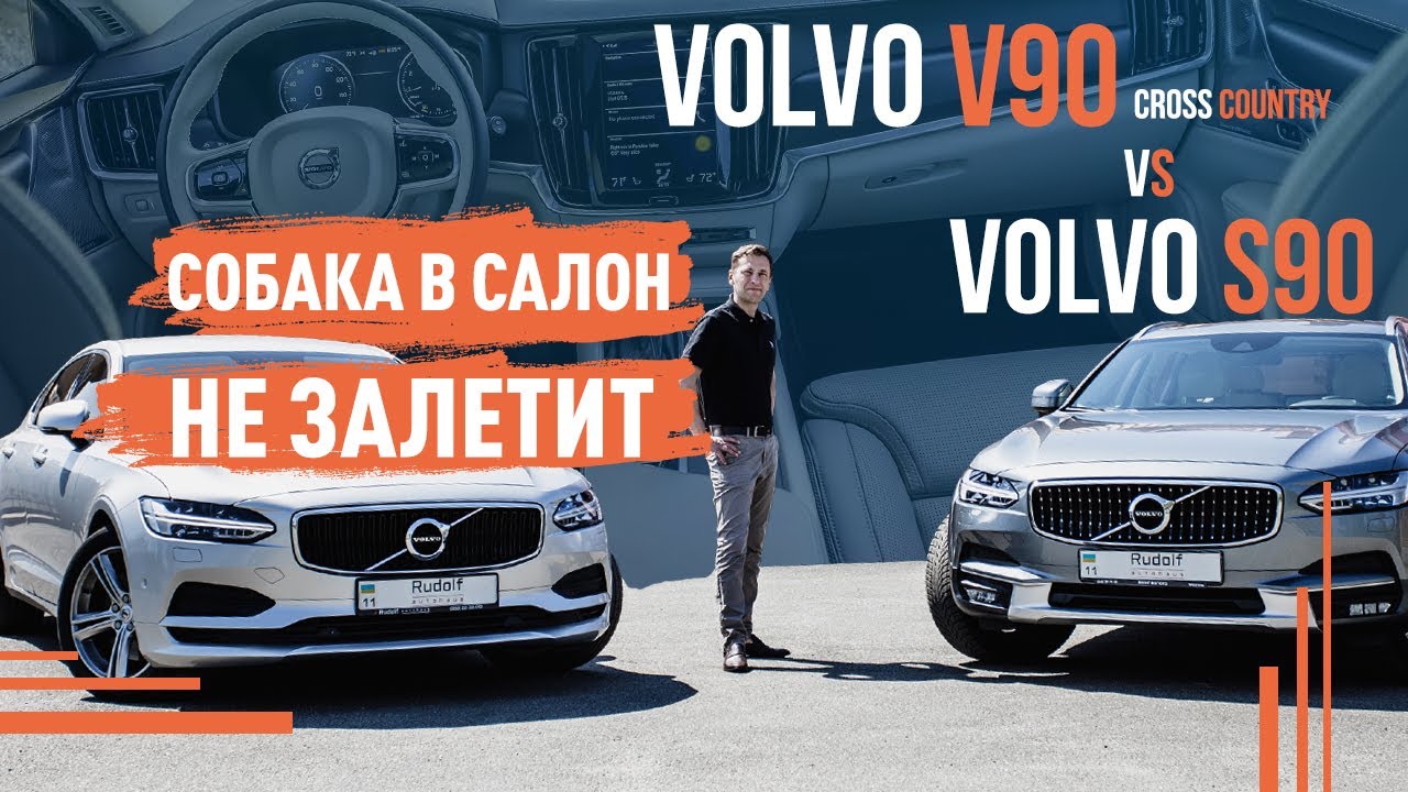 Volvo V90 vs S90! Собака в салон не залетит