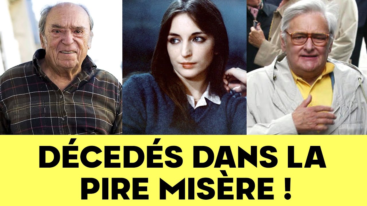 Ils Ont Tout Perdu : 10 Acteurs Français Morts dans la Misère - Partie 2