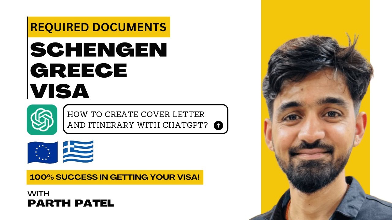 Greece Schengen Visa Require Documents & How to Create Cover Letters & Itineraries with ChatGPT!