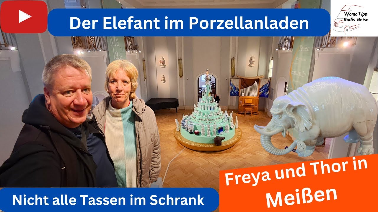 Tagebuch  vom  22.11.2025  - Der Elefant im Porzellanladen - Freya und  Thor in Meißen