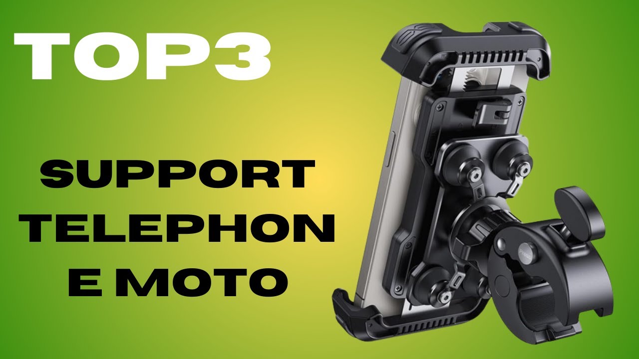 TOP3 : Meilleur Support téléphone Moto 2024!