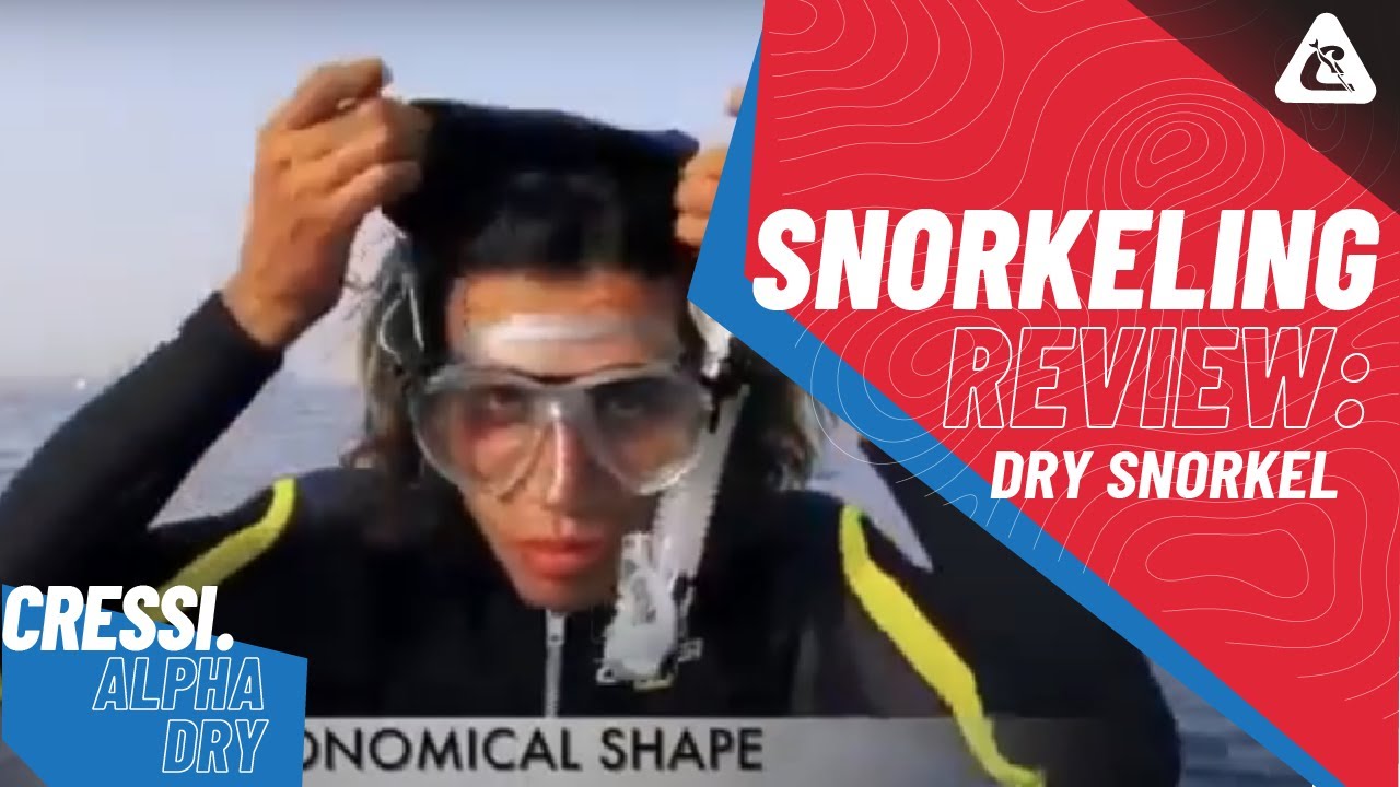 Dry Snorkel Review : Cressi Alpha Dry