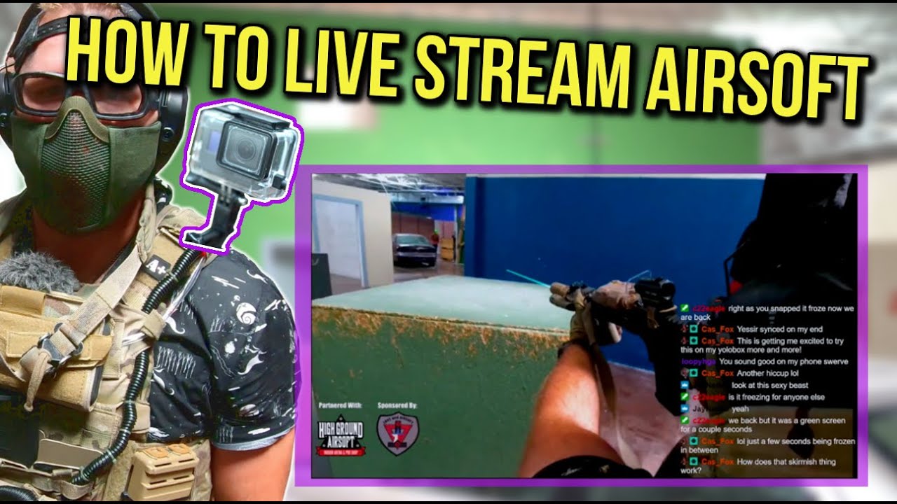 Be an Airsoft Live Streamer, Complete Gear Setup and Software Guide (2022)