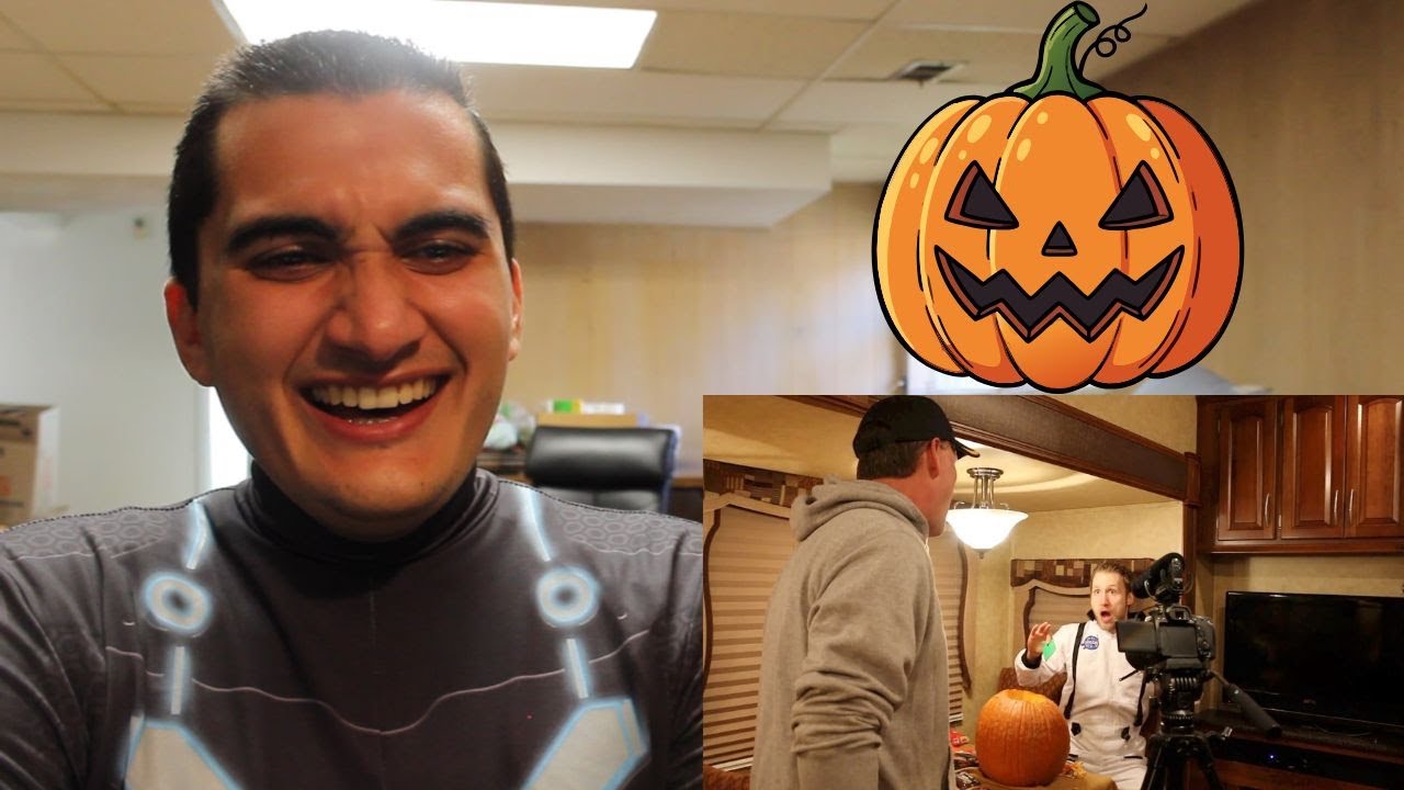 Psycho Dad Smashes Pumpkins - REACTION
