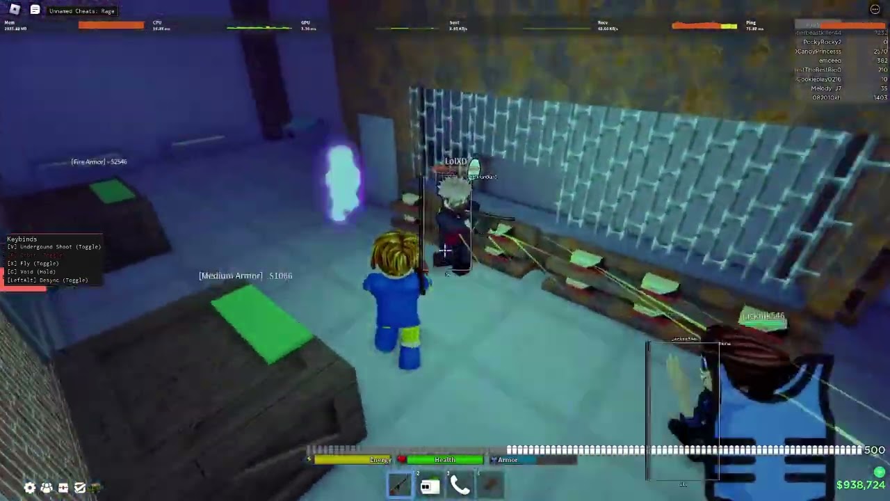 BEST RAGEHACK CHEAT WITH PC AND MOBILE SUPPORT ( ESP , SILENT AIM , SNIPER DB , HITBOX EXPANDER )