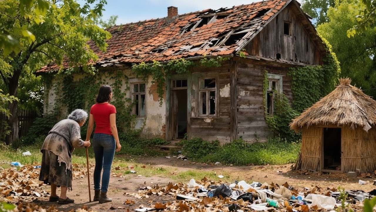 Single mother renovates old house to help poor old woman completely free of charge