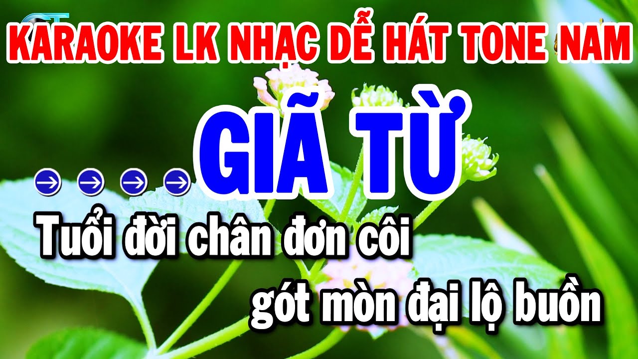 Karaoke Liên Khúc Tone Nam Nhạc Sống Dễ Hát Nhất 2026 | giã Từ - Con Đường Xưa Em Đi | Thanh Hải