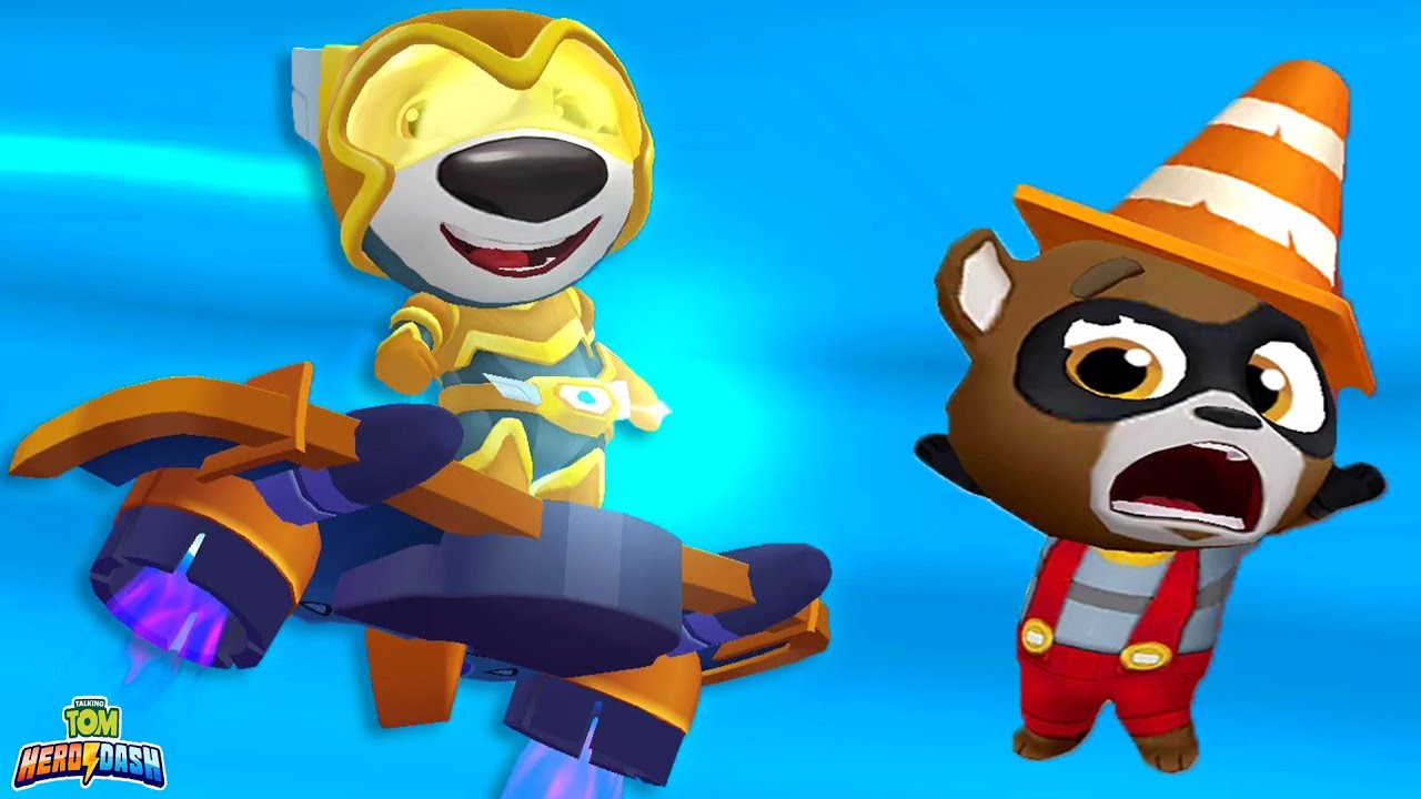 Talking Tom Hero Dash - Hank - Full screen - Gameplay, Android - LILU