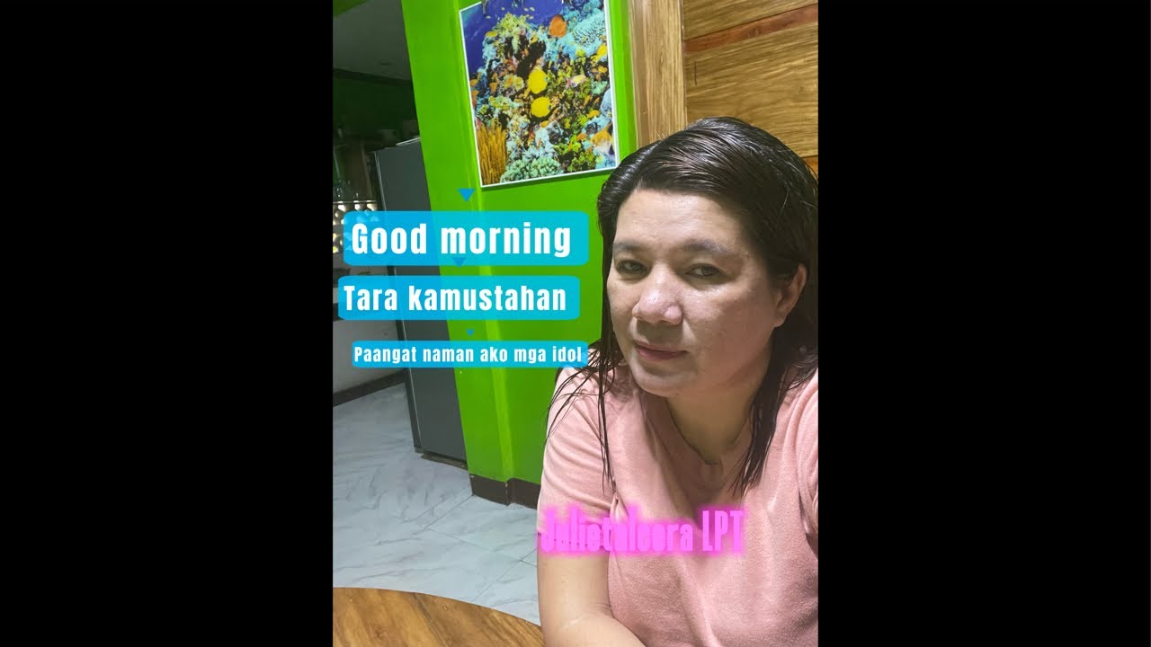 Good morning,kamustahan. Paangat ako host kasi everyone.
