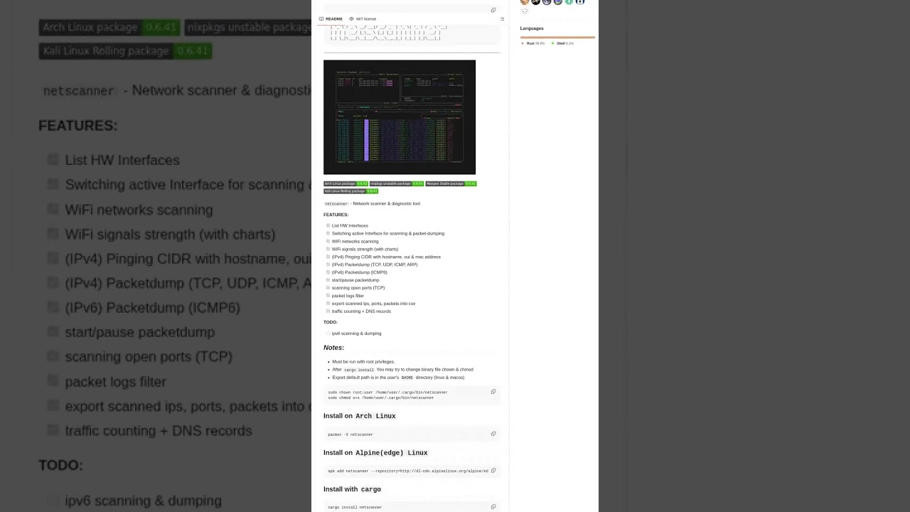 🔥 Сканируй сеть с Chleba/netscanner! Узнай, что происходит в твоем WiFi! #packetAnalyzer #github