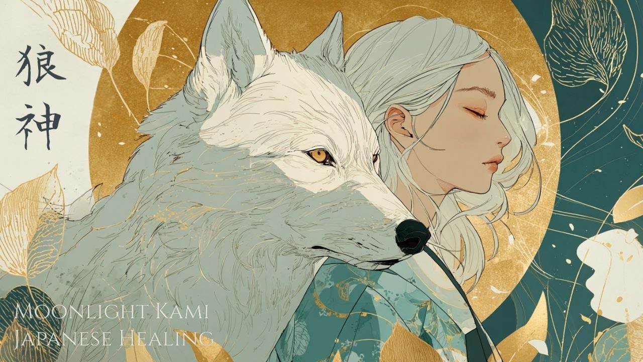 Японская эмбиент-музыка｜Okuchi-no-Makami（大口真神）｜432Hz｜Сон и исцеление — Тревога растворяется в ночи