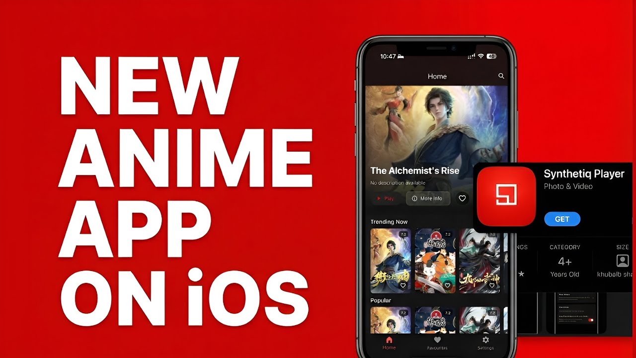 NEW ANIME APP ON iOS (2026) Synthetiq Player