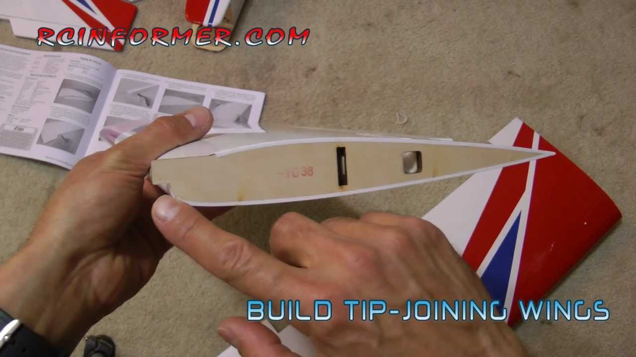 Joining R/C Airplane Wing Panels by RCINFORMER.COM