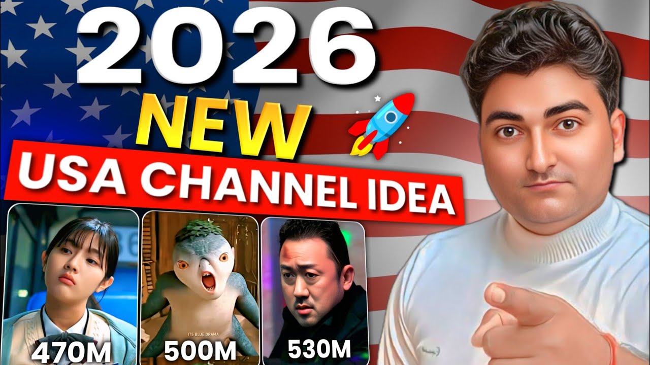 2026 New USA YouTube Channel Ideas 💰 | Start High RPM USA Channel (Step-by-Step Guide)