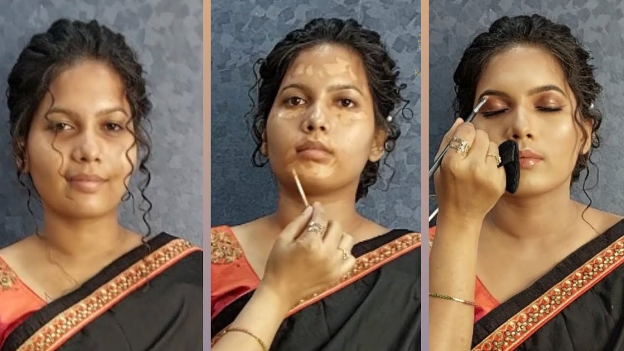 ఈరోజు Class లో Natural Makeup ఎలా చేయాలో Step by Step Demonstration / Kalpana Trends