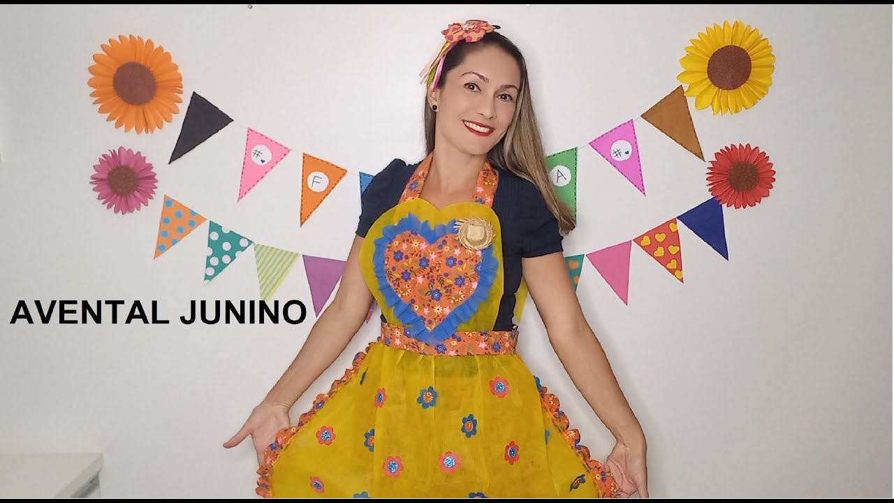 Avental junino