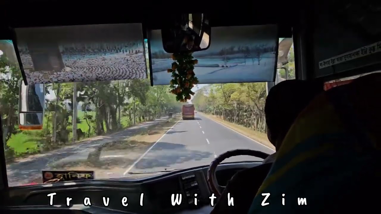 Hanif MERCEDES BENZ Non ac 🔥🔥 v/s Desh Travels HYUNDAI 💥💥 --Speed 90/100 || Dhaka - Rajshahi Road 😍😍
