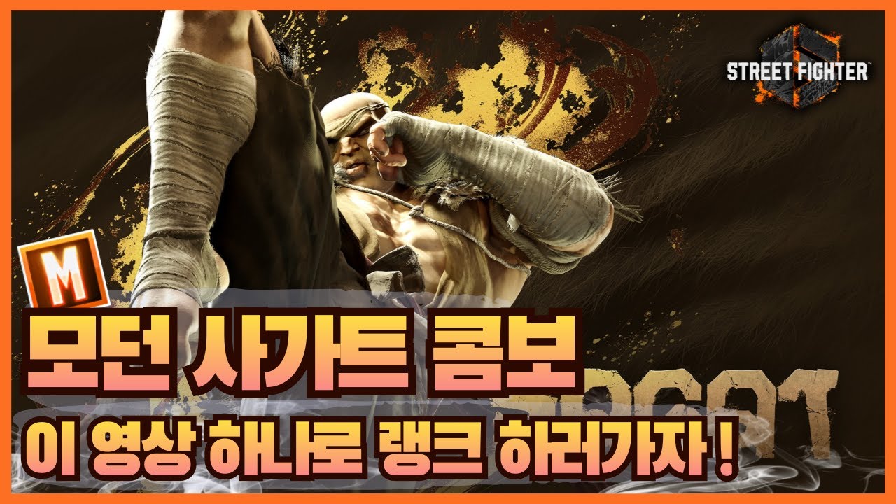 [스파 6] 모던 사가트 일단 이 콤보만 외우면 랭겜 가능!