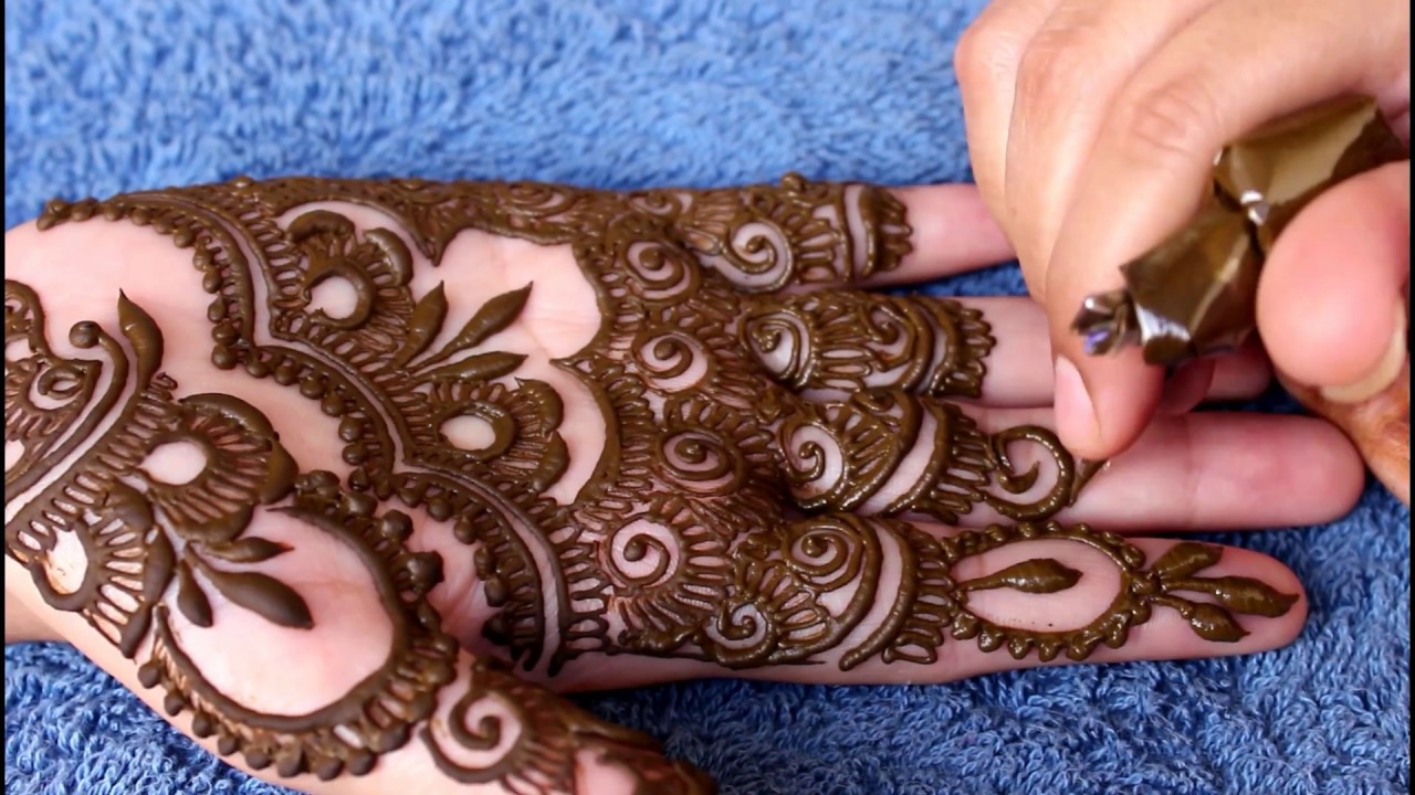 Semi-Arabic Mehndi Design | 2018 |