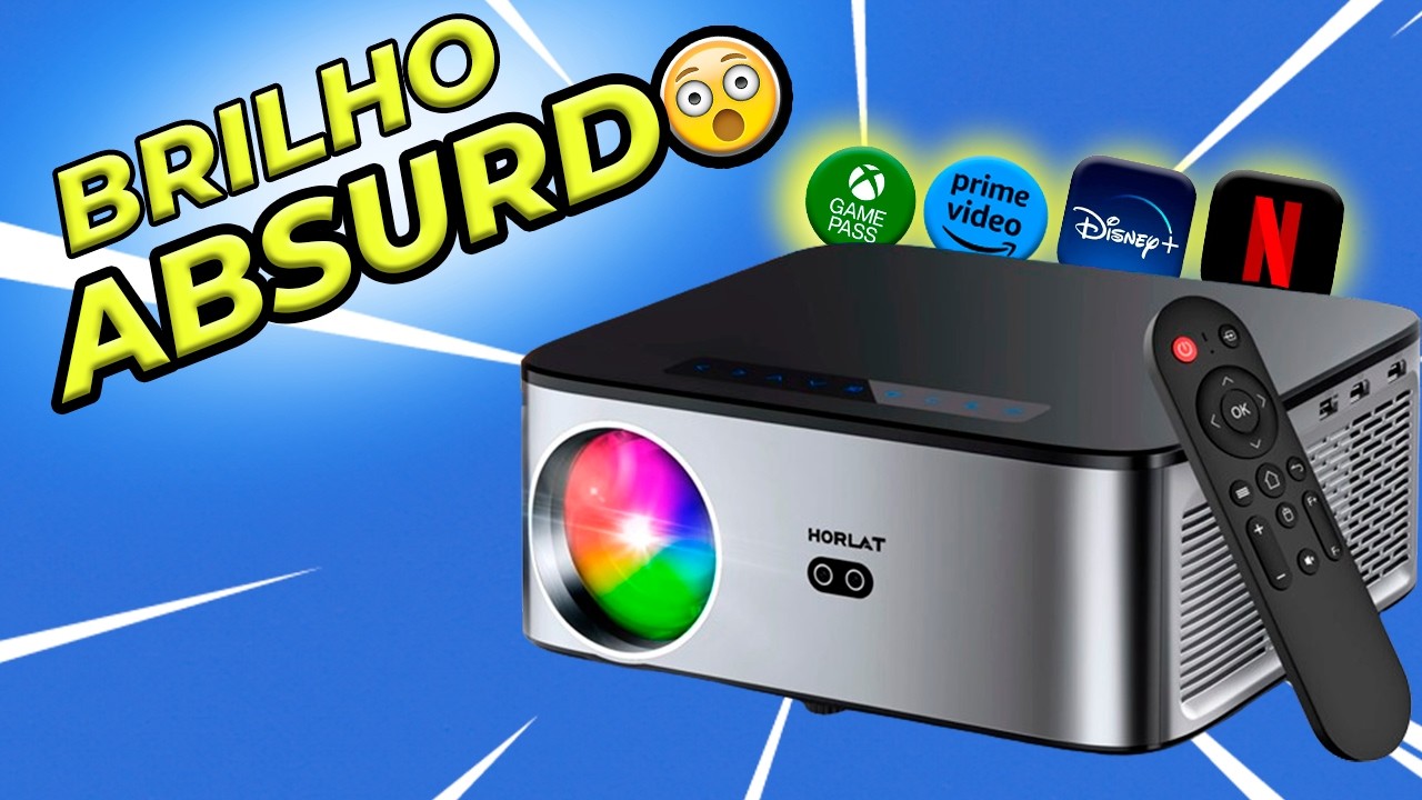 🌟PROJETOR HORLAT🌟: MUITO BRILHO! OTIMO CUSTO BENEFICIO! ESTOQUE NACIONAL!!!