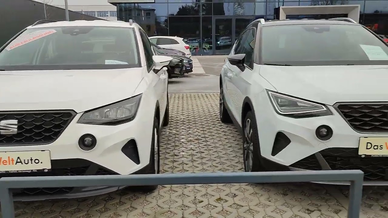 Weiß metallic Candy Uni Lackierung Seat Arona Mini SUV Angebote weltauto Cupra Volkswagen VW Händler