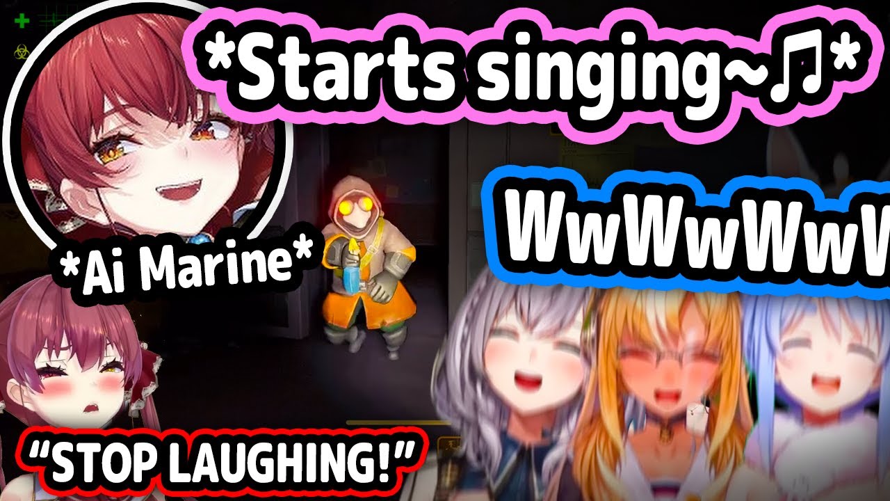 Game Copying Marine's Singing Voice Caught Everyone Off-Guard【Hololive】
