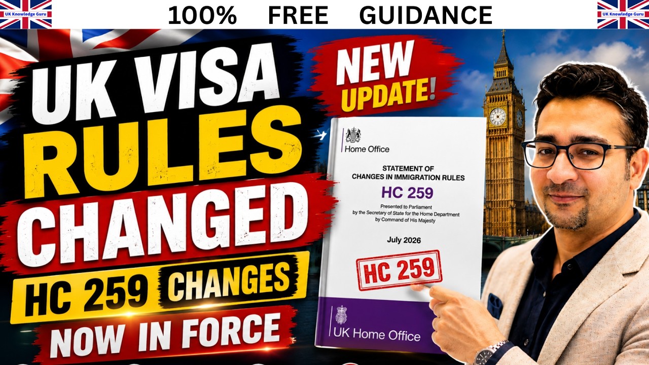 UK Immigration Rules Now in Force | Graduate Visa, Skilled Worker & ETA Update | HC 259