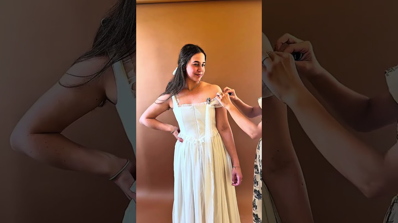 Krista&rsquo;s Wedding Dress Sample Reveal & First Fitting  #sewing #weddingdressdiy