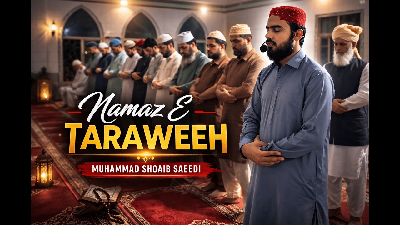 Muhammad Shoaib Saeedi صلوٰۃ التراویح | محمد شعیب سعیدی | #ramadankareem