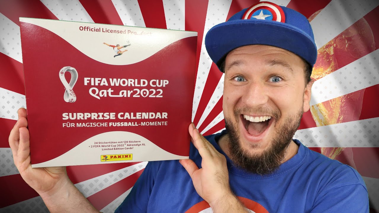WM 2022 Qatar ADVENTSKALENDER Fifa World Cup | Sticker Unboxing