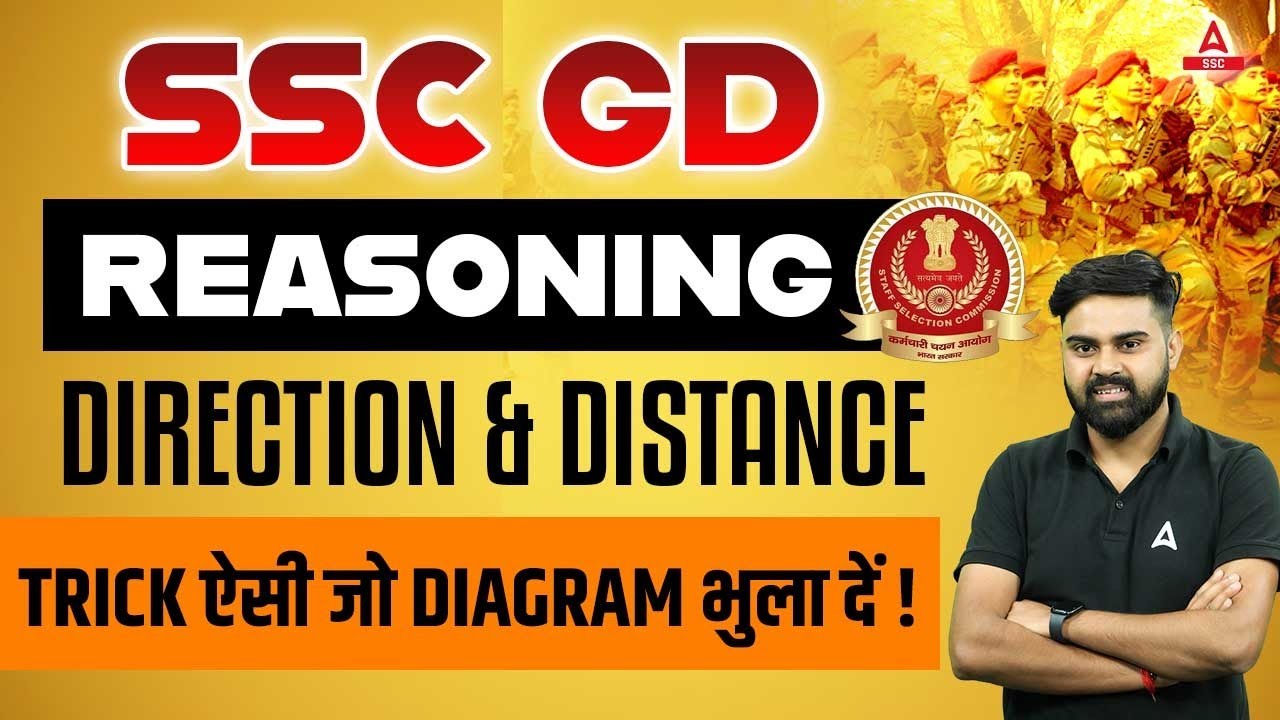 SSC GD 2023 | SSC GD Reasoning Direction & Distance with Tricks | By Sahil Tiwari