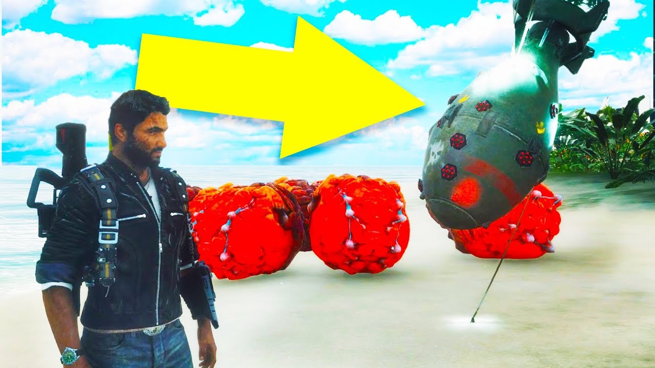 When You Use An Abandoned Nuke To Destroy An Alien Invasion in Just Cause 4