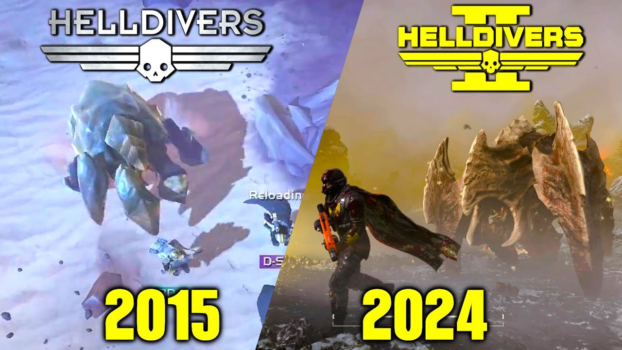 Сравнение Helldivers 1 и Helldivers 2 [2015 и 2024]