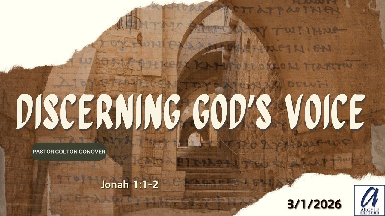 3/1/2026- Discerning God's Voice
