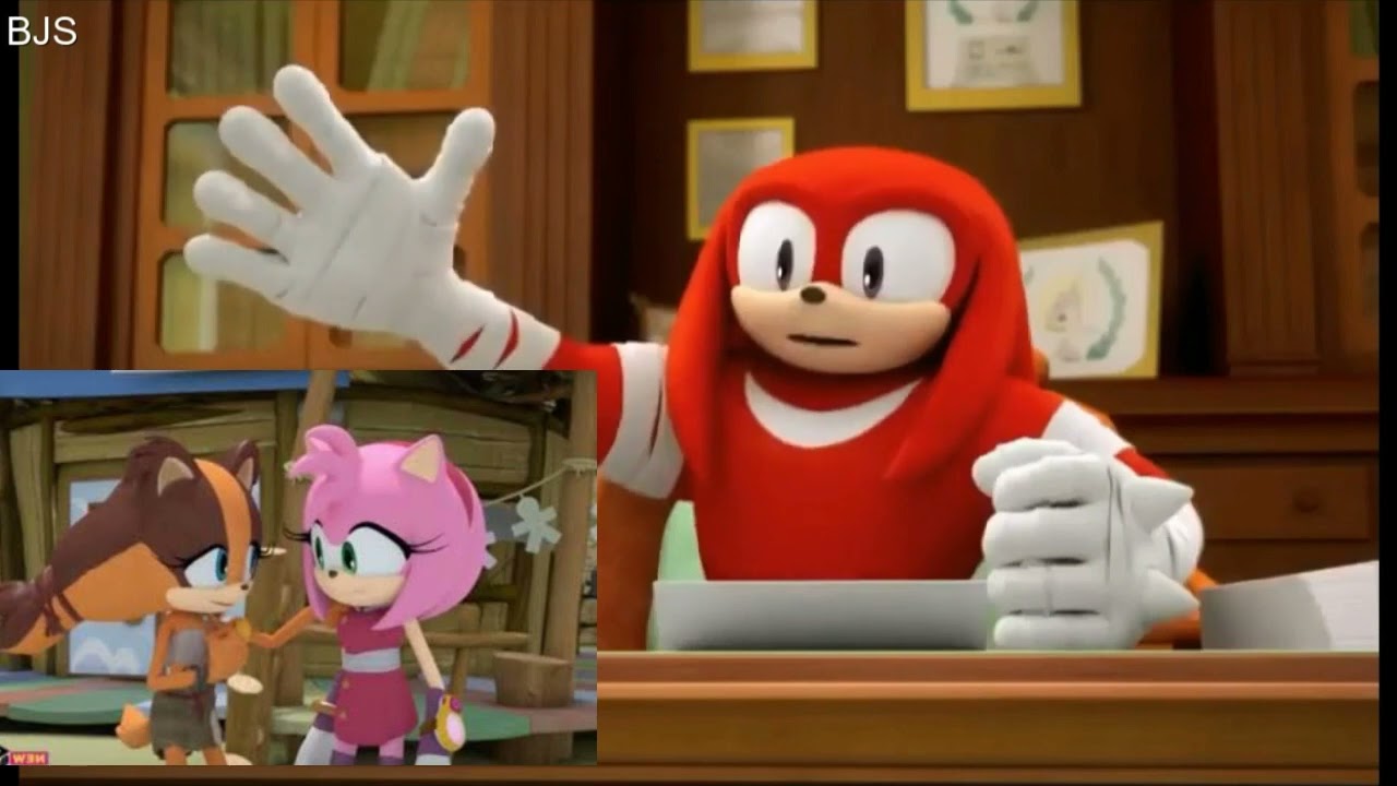 knuckles aprovando ships de Sonic boom parte 2