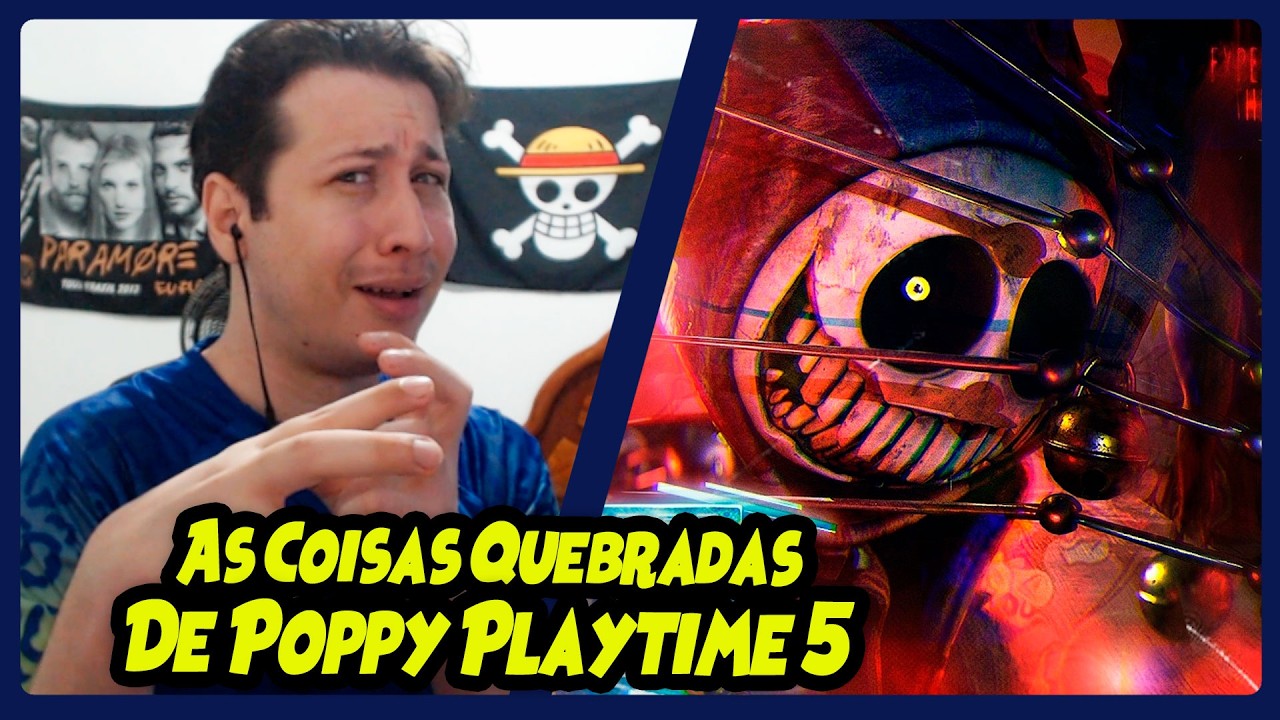 Coisas Quebradas | Poppy Playtime (Capítulo 5) | Iron Master | REACT DO MORENO