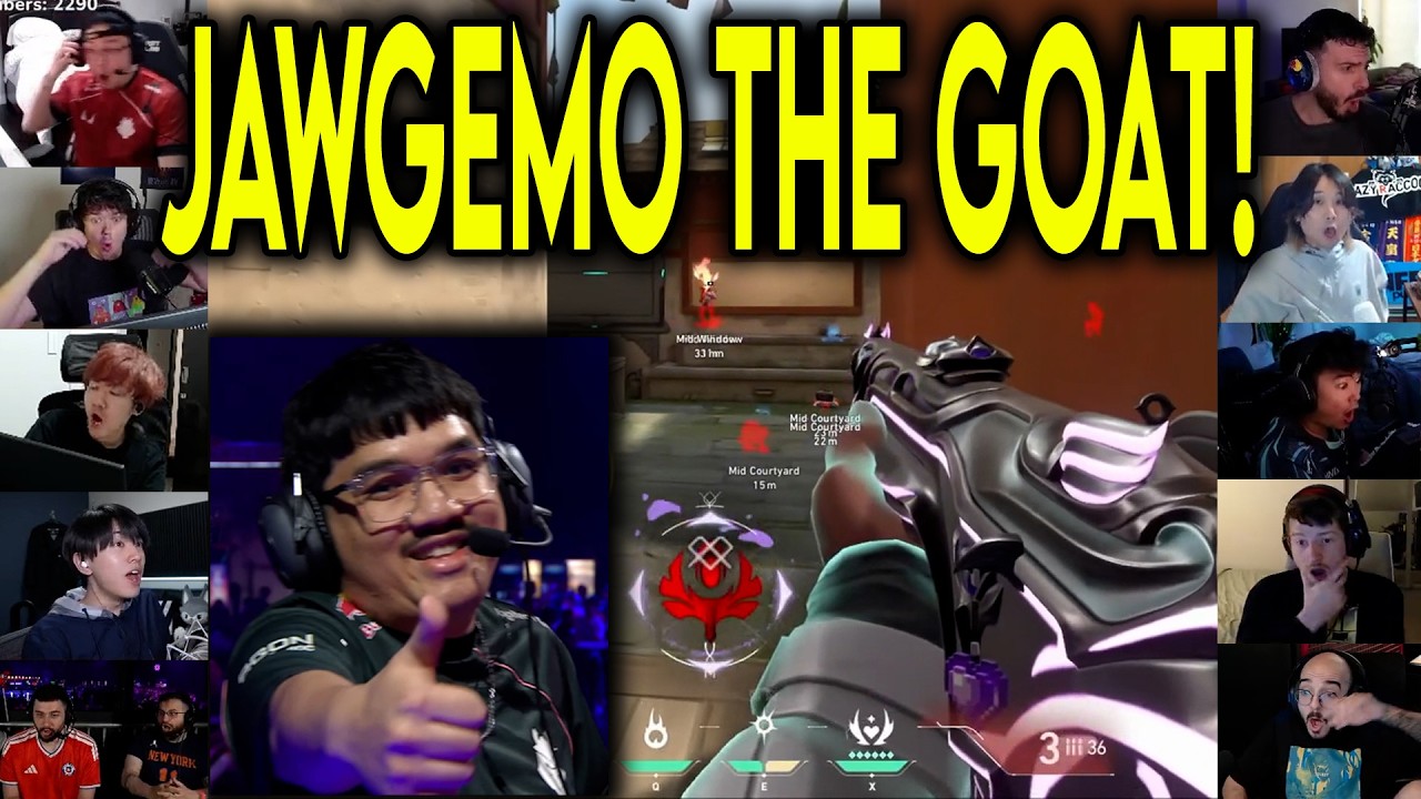 Valorant Streamers Reacts To G2 JAWGEMO HITTING THE CRAZIEST 4k Against XLG In Masters Santiago
