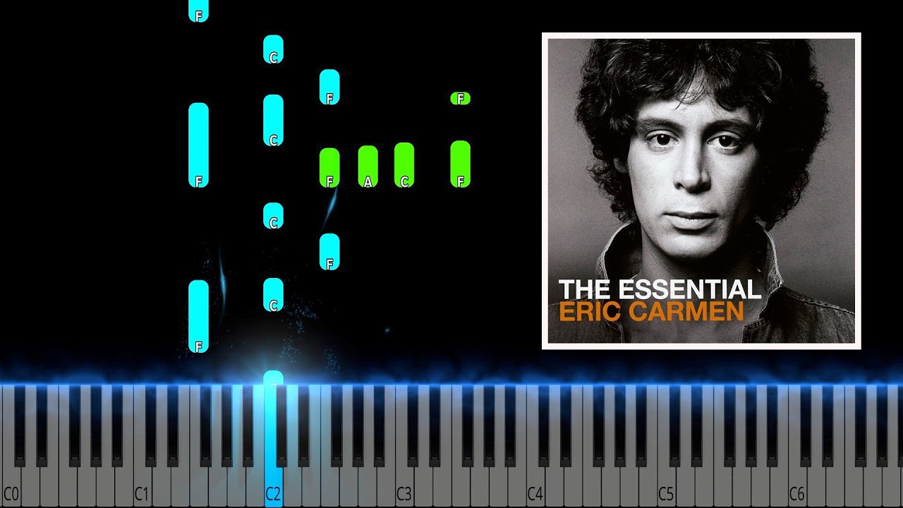 Eric Carmen - Hungry Eyes Piano Tutorial