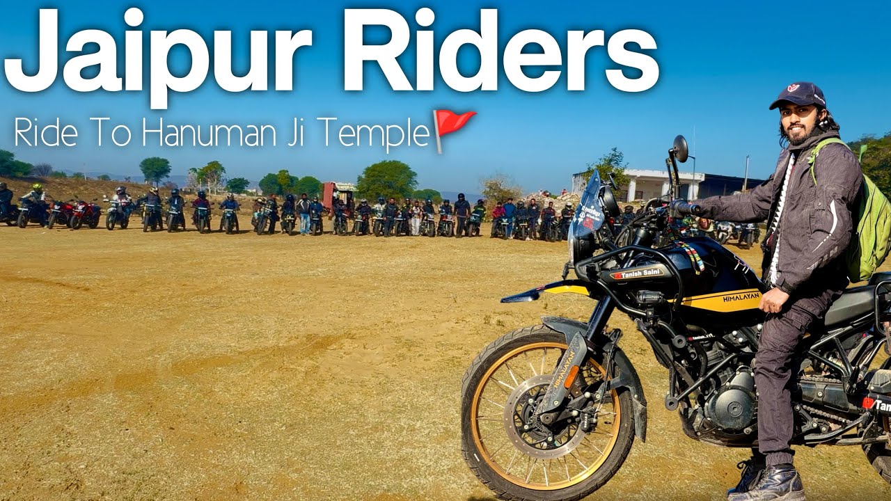 Jaipur Riders Group Ride | Saan Pahad Hanuman Ji | Tanish Saini